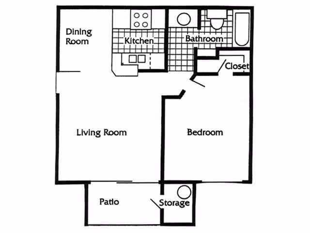 Unit 225 264 floor plan